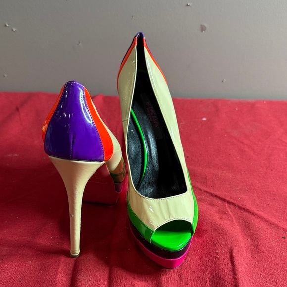 Ruthie Davis Shoes - Ruthie Davis Multicolor Platform Heels